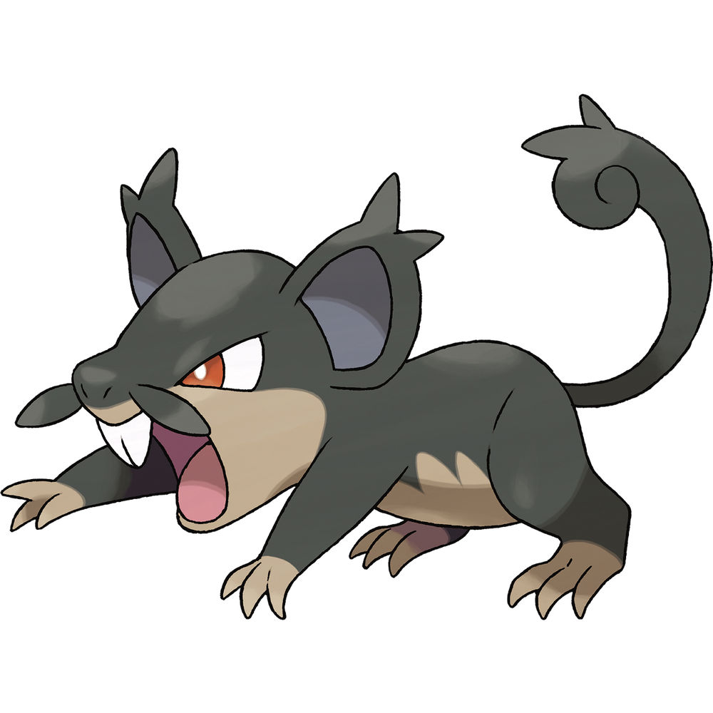 Обои для рабочего стола Rattata / Раттата из аниме Pokemon / Покемон, by Oomura Yusuke