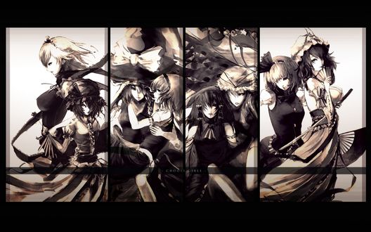 Обои на рабочий стол Персонажи из игры Проект Восток / Touhou Project