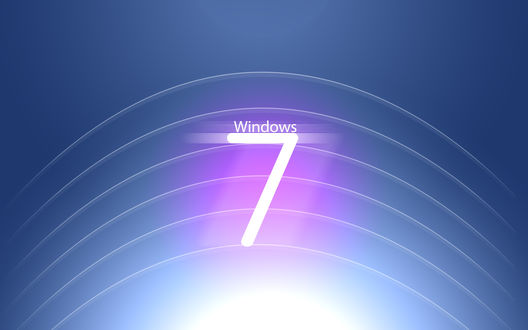 Обои на рабочий стол Логотип операционной системы Windows 7