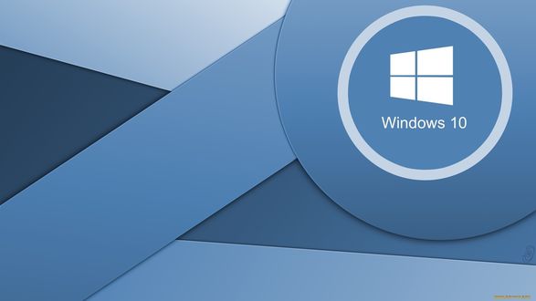 Обои на рабочий стол Логотип операционной системы Windows 10