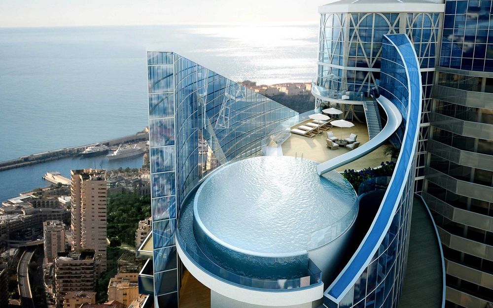 Обои для рабочего стола Odeon Tower (Башня Одеон) в Монако