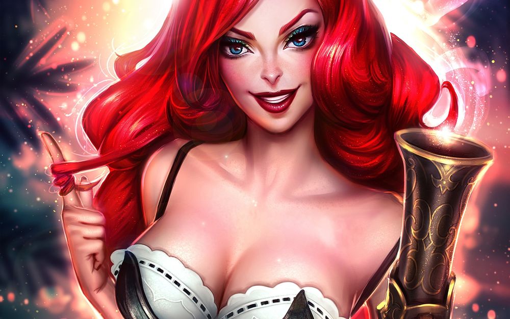 Oboi Miss Fortuna Miss Fortune Iz Igry Liga Legend League Of Legends Na Rabochij Stol