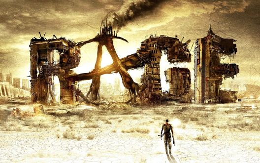 Обои на рабочий стол Постер игры Rage / Гнев