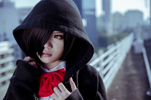Обои на рабочий стол Косплей Touka Kirishima / Тока Кирисима из аниме Tokyo Ghoul / Токийский Гуль, by EatEatEats