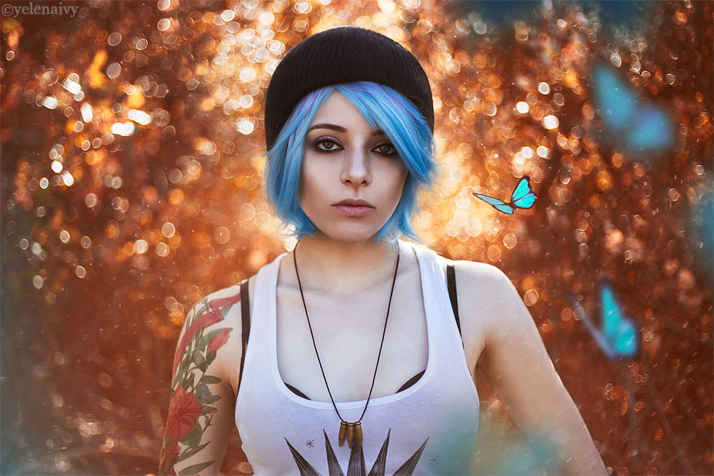 Обои для рабочего стола Косплей Chloe Price / Хлоя Прайс из игры Life is Strange / Жизнь – странная штука, by yelenaivy