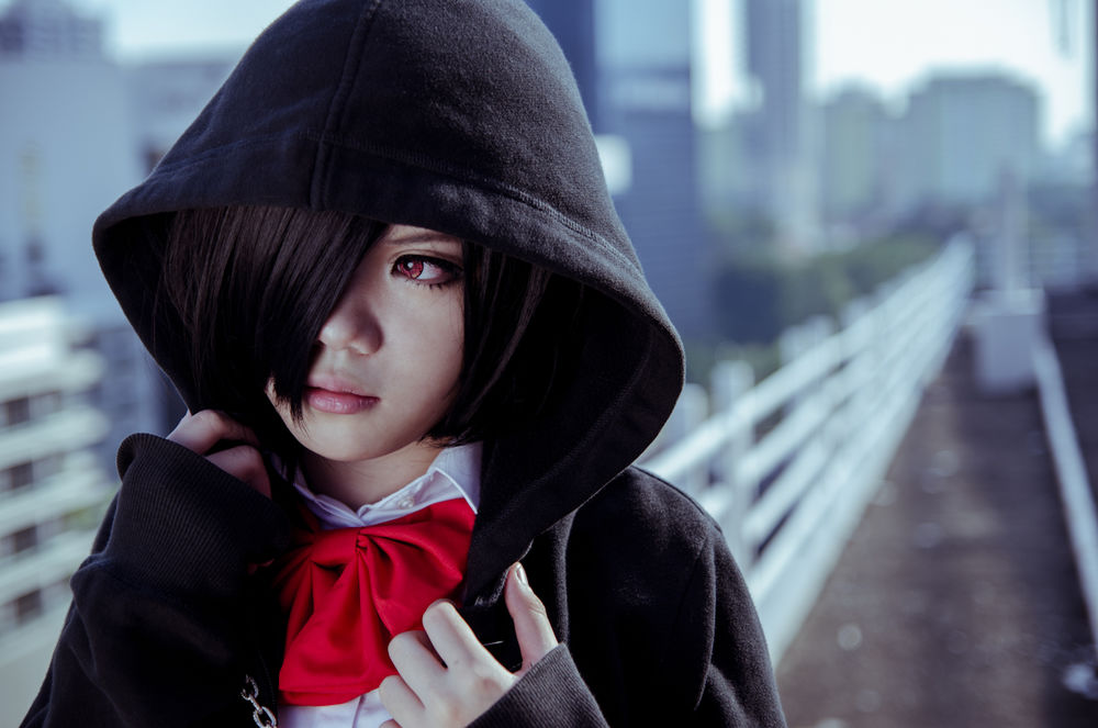 Обои для рабочего стола Косплей Touka Kirishima / Тока Кирисима из аниме Tokyo Ghoul / Токийский Гуль, by EatEatEats