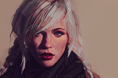 Обои на рабочий стол Портрет Devon Jade / Дэвон Джейд, by Ali Abed