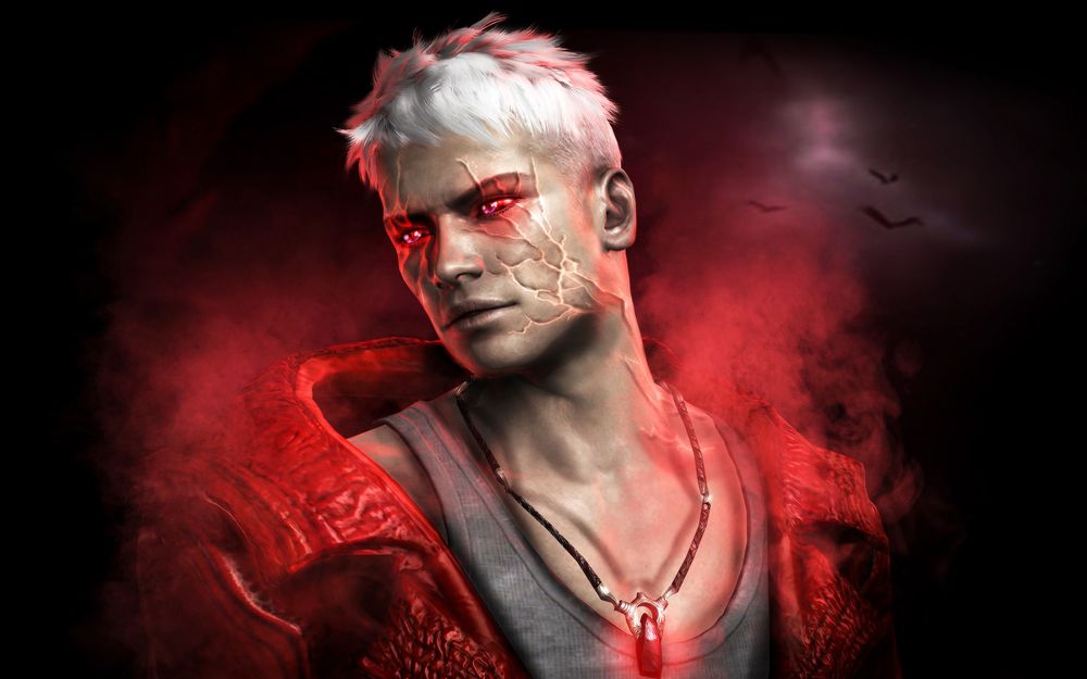 Dante - DMC 4 fanart--final version  Игровые арты, Фэнтези, Демоны