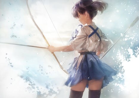 Обои на рабочий стол Kaga / Кага из игры Kantai Collection / Флотская Коллекция, by Matsukitchi