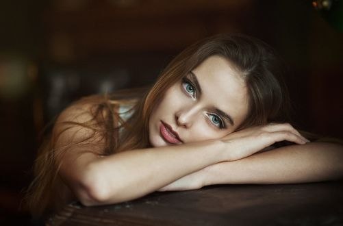 Обои на рабочий стол Модель Амина Katinova, фотограф Максим Максимов