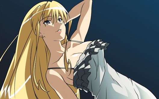 Обои на рабочий стол Марджори До / Margery Daw из аниме Жгучий взор Шаны / Shakugan no Shana / Shana of the Burning Eyes