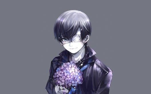 Обои на рабочий стол Ken Kaneki / Кен Канеки из аниме Tokyo Ghoul / Токийский Гуль