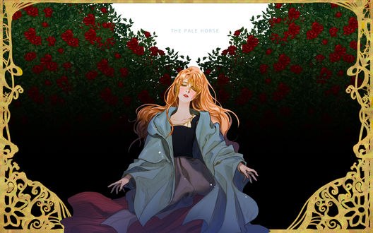 Обои на рабочий стол Роза Дюпре / Rose Dupr&; из манхви Бледный конь / The Pale Horse, автор Choo Hae-yun