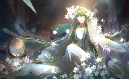 Обои на рабочий стол Энкиду / Enkidu из новеллы Судьба / Странная подделка / Fate / strange fake, автор Tebd Menkin
