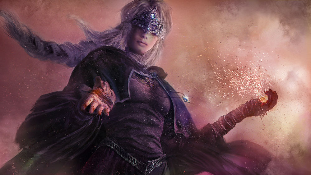 Обои для рабочего стола Fire keeper / Хранительница огня из игры Dark Souls / Темные Души, by Eddy-Shinjuku