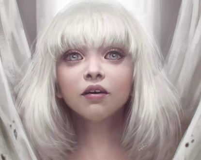 Обои на рабочий стол Белокурая девушка, by AyyaSap