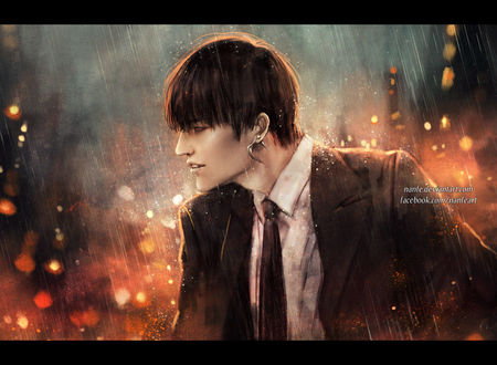 Обои на рабочий стол Им Джэ Бом / Im Jae Bum-актер, певец, участник групп JJ Project, GOT7, by NanFe
