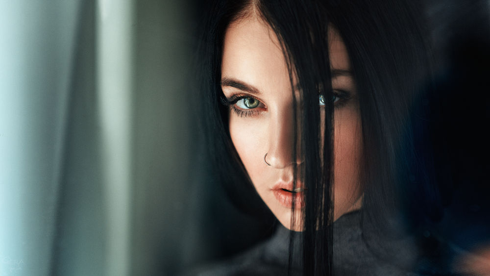 Обои для рабочего стола Модель Алла, фотограф Георгий Чернядьев
