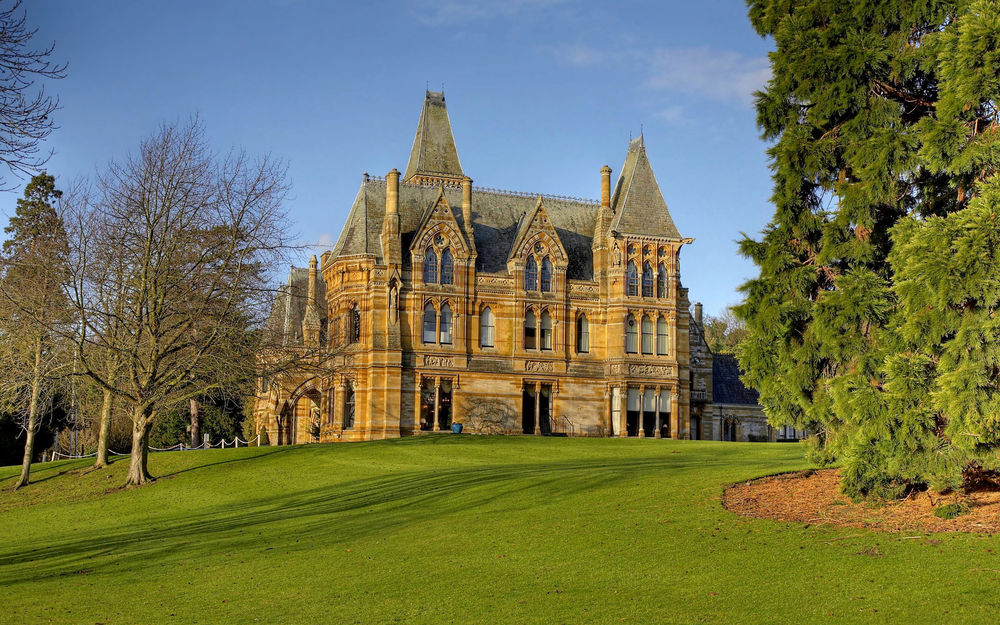 Обои для рабочего стола Отель Эттингтон Парк / Ettington Park Hotel в графстве Уорикшир, Великобритания / Warwickshire, United Kingdom / Great Britain