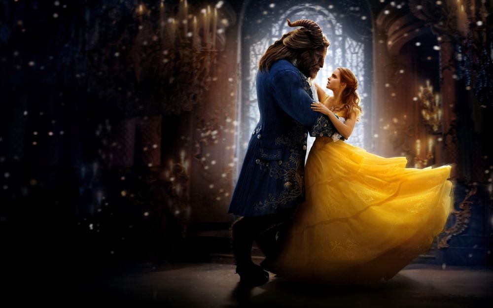 Обои для рабочего стола Belle and Kyle Kingson / Белль и Кайл Кингсон из фильма Beauty and the Beast / Красавица и чудовище