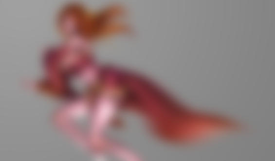Обои на рабочий стол Lina / Лина из игры Dota2 / Дота 2, by ChubyMi
