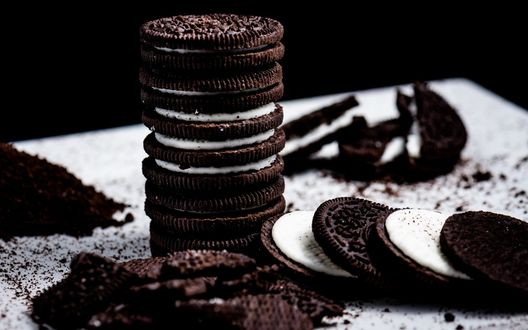 Обои на рабочий стол Много шоколадного печенья Орео / Oreo