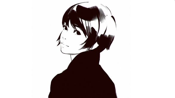 Обои на рабочий стол Девушка с короткой стрижкой, by Kuvshinov Ilya