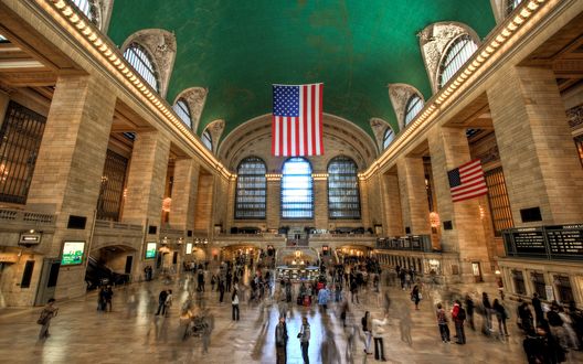 Обои на рабочий стол Центральный вокзал Нью-Йорк / New York, США / USA