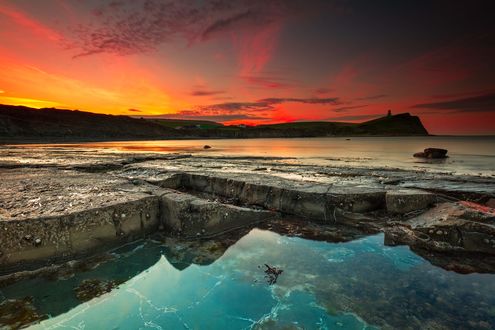 Обои на рабочий стол Бирюзовая вода Киммериджа, The Narratographer