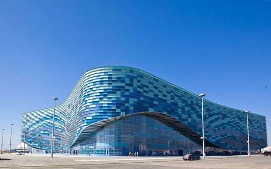 Обои на рабочий стол Ледовый дворец спорта Айсберг, Сочи, Россия