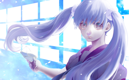Обои на рабочий стол Содати Оикура / Sodachi Oikura из аниме История финала / Owarimonogatari