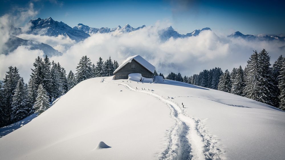 Фото Дом горах зимой, более 93 качественных бесплатных стоковых фото