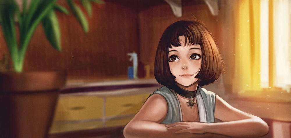 Обои для рабочего стола Матильда Ландо / Mathilda Lando из фильма Leon / Леон, by Jungon Kim