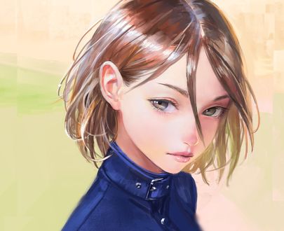 Обои на рабочий стол Милая симпатичная девочка, by Nababa