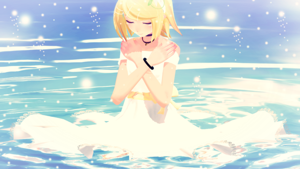 Обои на рабочий стол Vocaloid Kagamine Rin / Вокалоид Кагамине Рин, by ShinichiLen