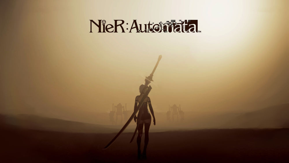 Обои для рабочего стола YoRHa №2 тип B из игры NieR: Automata, автор Rutger van de Steeg