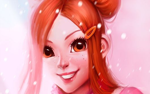 Обои на рабочий стол Риса Коидзуми / Risa Koizumi из аниме Трогательный комплекс / Lovely Complex