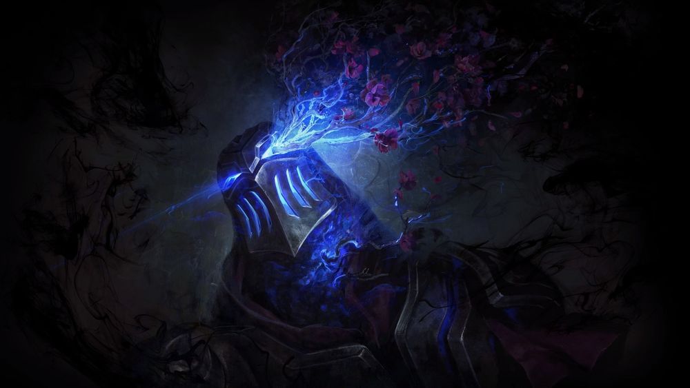 Обои для рабочего стола Персонаж Zed из игры League of Legends / Лига Легенд