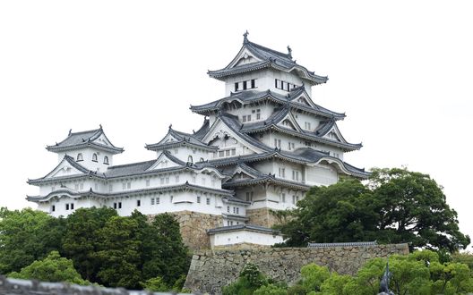 Обои на рабочий стол Императорский дворец в Осаке / Osaka, Япония / Japan