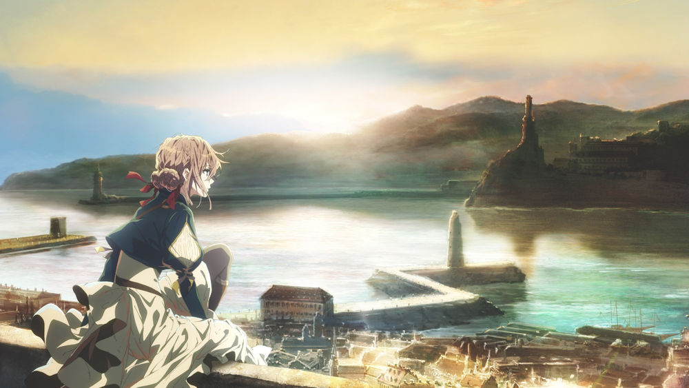 Обои для рабочего стола Вайолет / Evergarden из аниме Вайолет Эвергарден / Violet Evergarden, автор Takase Akiko