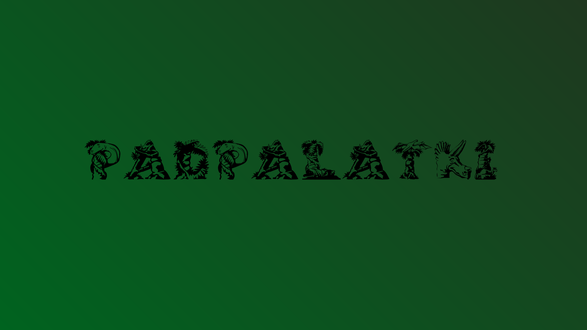 Обои на рабочий стол Фраза Padpalatki на зеленом фоне