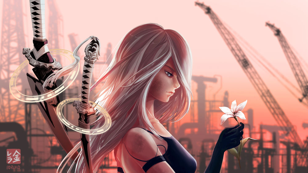 Anime fan art wallpaper