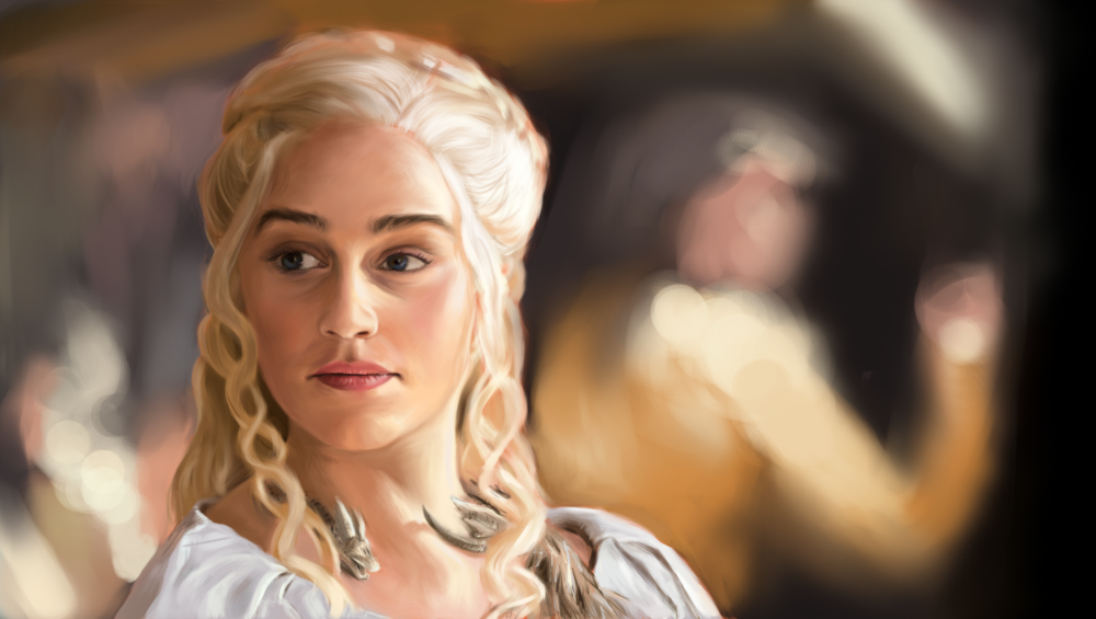 Обои для рабочего стола Daenerys Targaryen / Дейнерис Таргариен из сериала Game Of Trones / Игра Престолов, by anoncorner