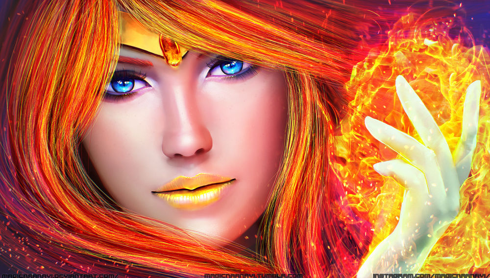 Обои для рабочего стола Sailor Phoenix / Сейлор Феникс, by MagicnaAnavi