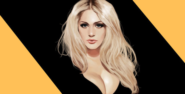 Обои на рабочий стол Британская модель Nicole Neal / Николь Нил, by ArtbroSean