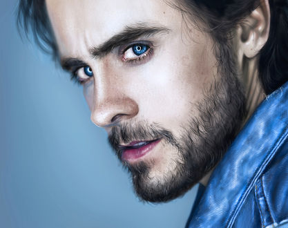 Обои на рабочий стол Американский рок-музыкант и актер Джаред Лето / Jared Leto, by MemorYsto