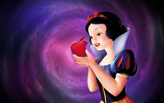 Обои на рабочий стол Snow White / Белоснежка из мультфильма Snow White and the Seven Dwarfs / Белоснежка и семь гномов