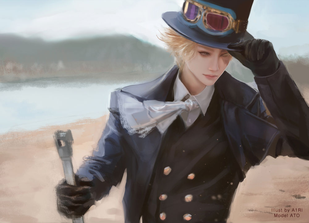 Обои для рабочего стола Sabo / Сабо из аниме One Piece / Ван Пис, by A1RI