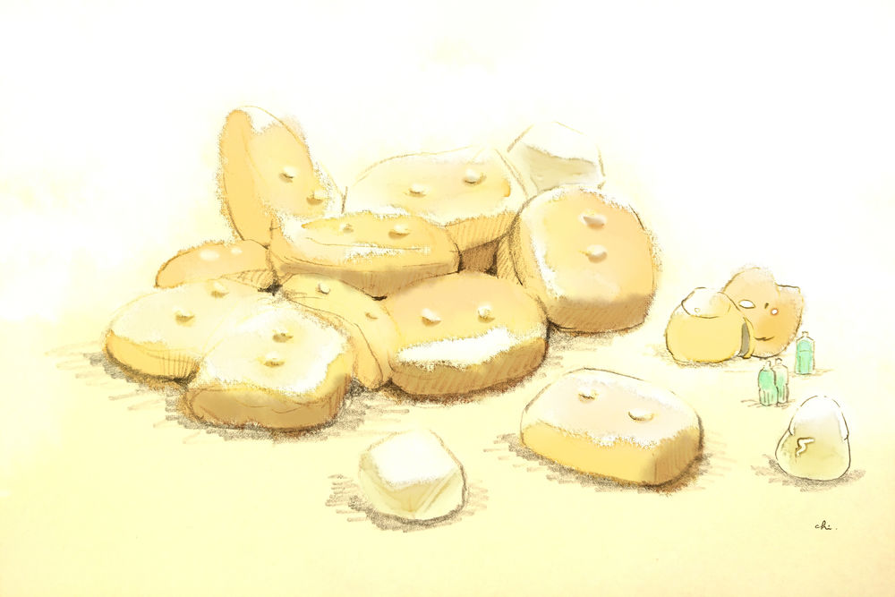 Обои для рабочего стола Птички и сахарное печенье, by drawingchisanne