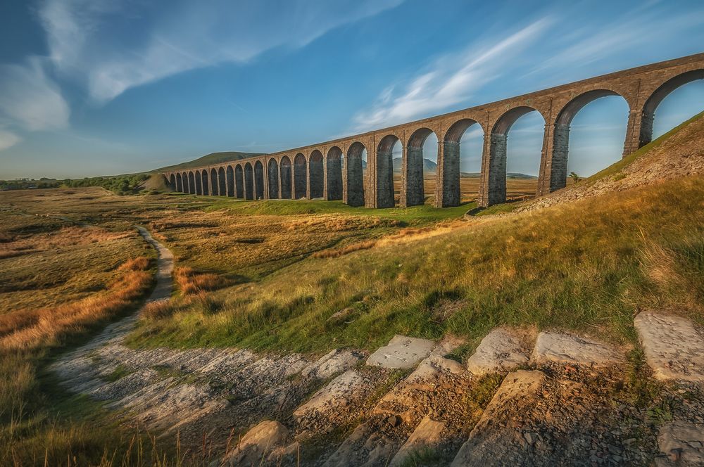 Обои для рабочего стола Ribblehead Viaduct / Виадук Рибблхед, England / Англия